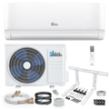 Kältebringer Split Klimaanlage Quick Connect 18000 BTU 5,3 kW Komplettset LED Temperaturanzeige Automatischer Neustart