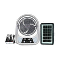 Berakliman Breeze Solar-Ventilator – tragbar, wiederaufladbar & mit LED-Nachtlicht